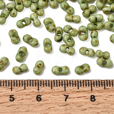 Opaque Glass Beads GL-CBA31A4-02E-1