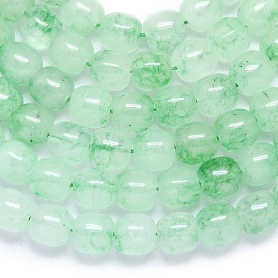Natural Malaysia Jade Beads Strands G-B165-F09-10x10mm-1