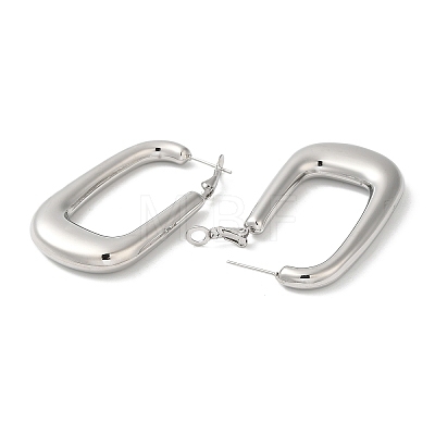 304 Stainless Steel Hoop Earrings for Women EJEW-Z026-33P-1