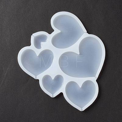 Heart Shape Food Grade Silicone Lollipop Molds DIY-D069-17-1