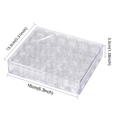 Clear Bead Organizer Storage Case C004Y-1