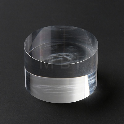 Column Transparent Acrylic Jewelry Display Pedestals ODIS-WH0329-32A-1