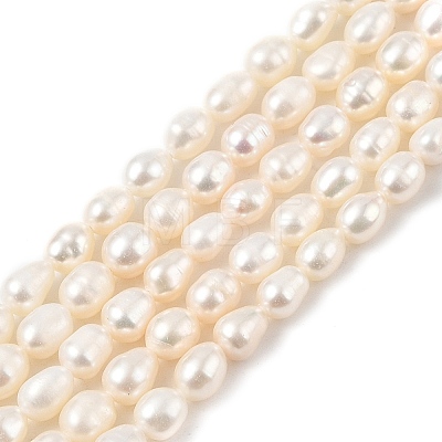 Natural Cultured Freshwater Pearl Beads Strands PEAR-I007-01B-04B-1