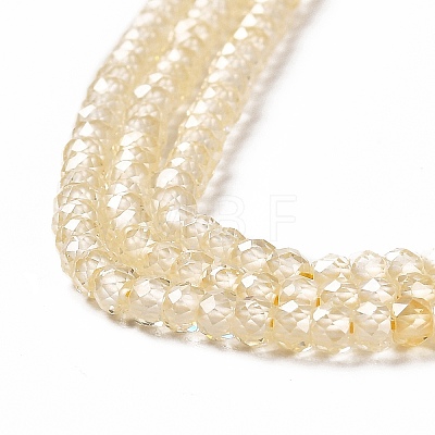 Cubic Zirconia Bead Strands ZIRC-G001-01I-1