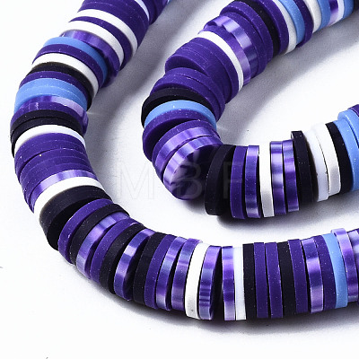Handmade Polymer Clay Beads Strands CLAY-N008-010-H48-A-1