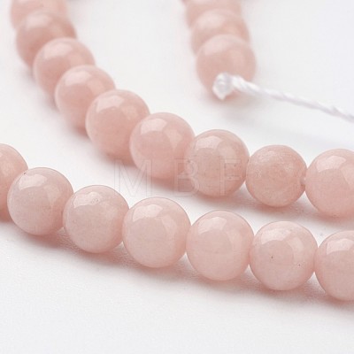 Natural Mashan Jade Round Beads Strands X-G-D263-4mm-XS22-1