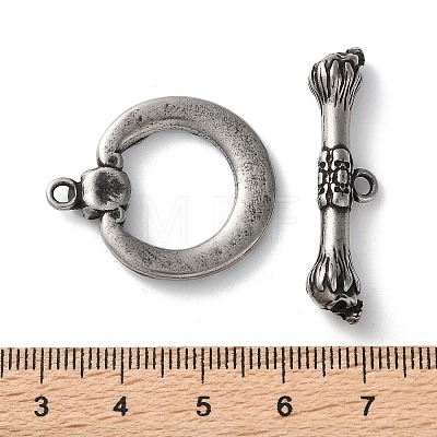 316 Stainless Toggle Clasps X-STAS-D303-06AS-1