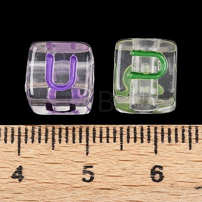 Acrylic European Beads MACR-I042-01U-1