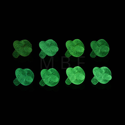 Luminous Frosted Transparent Acrylic Beads TACR-T029-23M-1