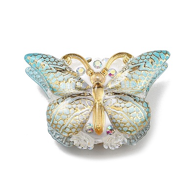 Polymer Clay Rhinestone Beads CLAY-NH0001-07E-1