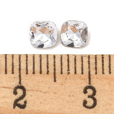 Glass Rhinestone Cabochons RGLA-L029-14B-283-1