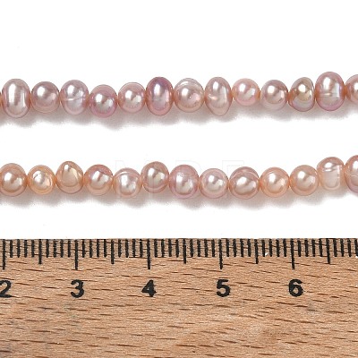Natural Cultured Freshwater Pearl Beads Strands PA-CBAC463-28-1