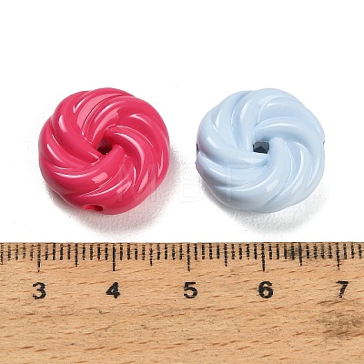 Baking Paint Opaque Acrylic Beads AC-CBAD9B6-05-1