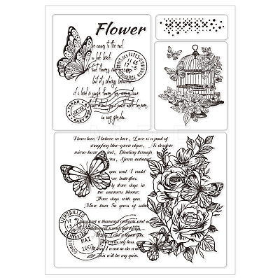 Custom PVC Plastic Clear Stamps DIY-WH0448-0307-1