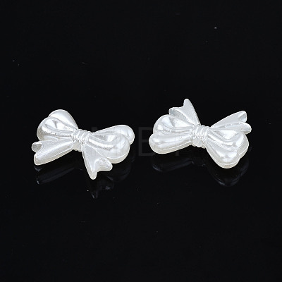 ABS Plastic Imitation Pearl Beads OACR-N008-131-1
