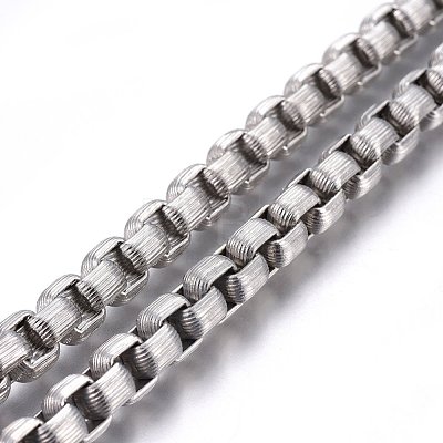 304 Stainless Steel Box Chains STAS-P219-17-A-1
