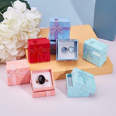 Valentines Day Presents Packages Cardboard Ring Boxes CBOX-NB0001-15-1