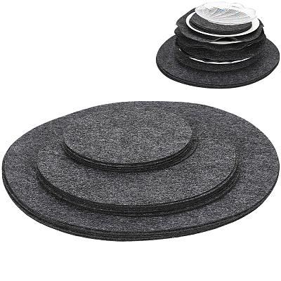 22Pcs 3 Styles Felt Anti-Slip Pad DIY-GF0011-30D-1