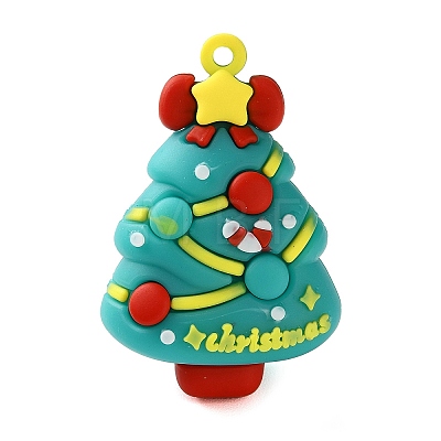 Christmas Theme PVC Plastic Pendants FIND-I059-01H-1