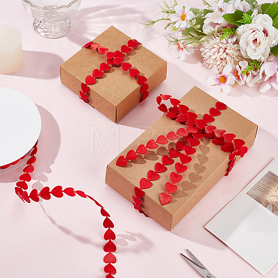 18M Heart Polyester Lace Ribbon OCOR-CY0004-11B-1