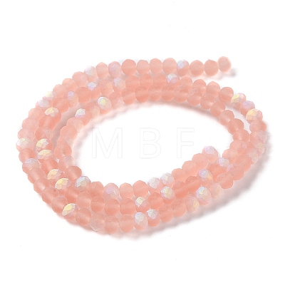 Transparent Glass Beads Strands EGLA-A034-T4mm-MB21-1