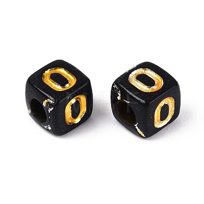 Opaque Acrylic Beads SACR-T035-20N-1
