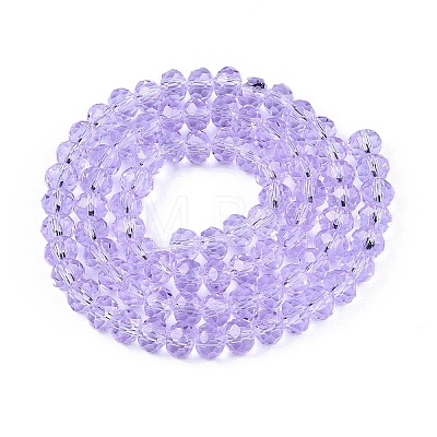 Transparent Glass Beads Strands GLAA-T023-6mm-B01-1