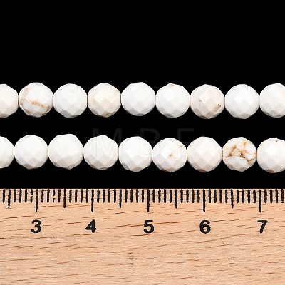 Natural Magnesite Beads Strands G-Z143-D01-6mm-1