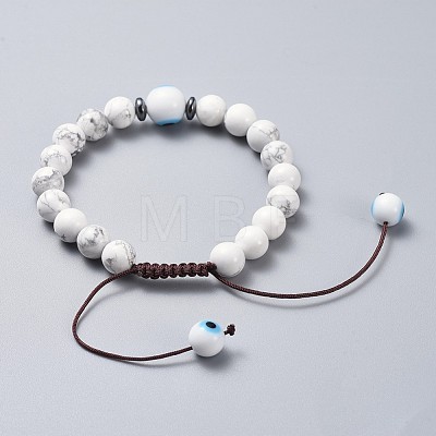 Adjustable Nylon Thread Braided Bead Bracelets Sets BJEW-JB04466-1