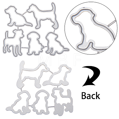Pet Gog Frame Metal Cutting Dies Stencils DIY-GF0001-19-1