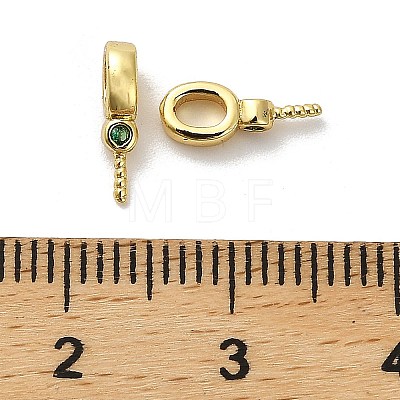 Brass Micro Pave Cubic Zirconia Cup Pearl Peg Bails Pin Pendants KK-S397-01B-1