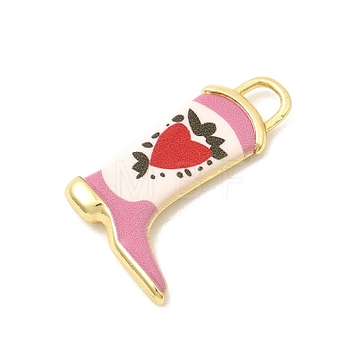 Printed Brass Pendants KK-K274-06G-16-1