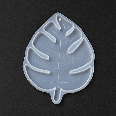 DIY Monstera Leaf Hanging Coaster Silicone Molds DIY-P070-A06-1