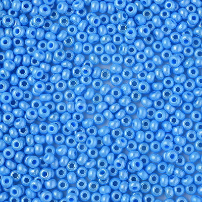 8/0 Czech Opaque Glass Seed Beads SEED-N004-003A-17-1