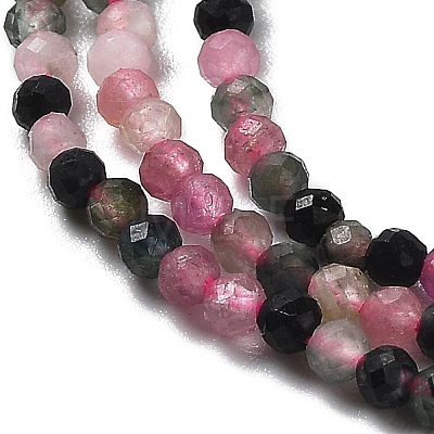 Natural Tourmaline Beads Strands G-P500-01A-01-1