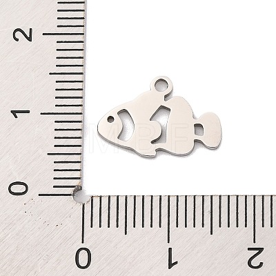 Non-Tarnish 201 Stainless Steel Pendants STAS-U016-08P-06-1