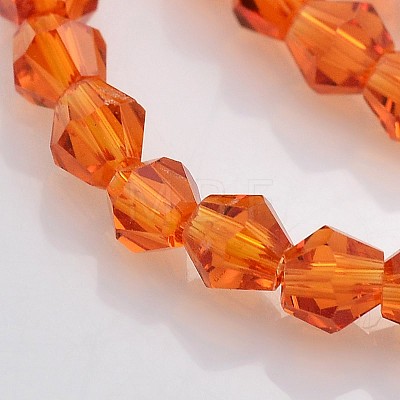 Faceted Bicone Glass Beads Strands EGLA-P017-4mm-06-1