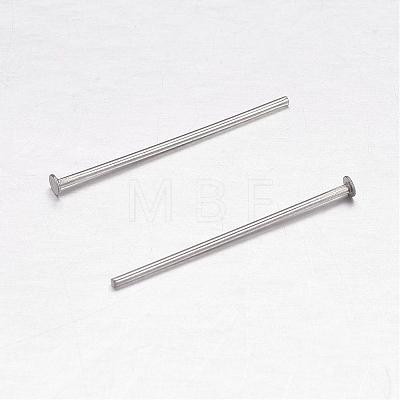 304 Stainless Steel Flat Head Pins STAS-F117-58P-1.5x20-1