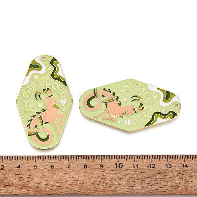 Rack Plating Alloy and Enamel Big Pendants ENAM-T021-29C-1