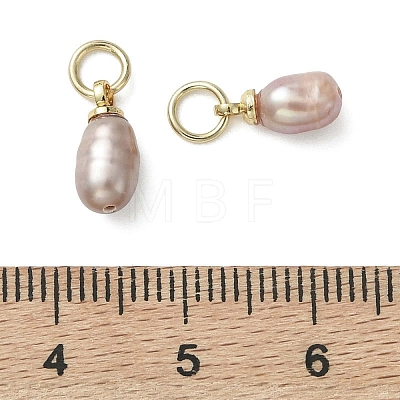 Natural Cultured Freshwater Pearl Pendants PALLOY-JF05301-01-1