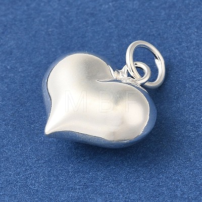 925 Sterling Silver Heart Charms with Jump Rings FIND-U013-05S-01-1