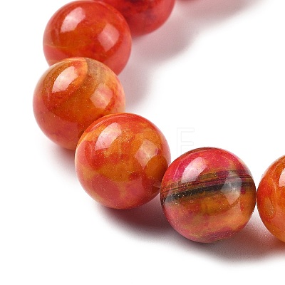 Natural Multi-Color Agate Beads Strands G-A261-B03-14mm-1