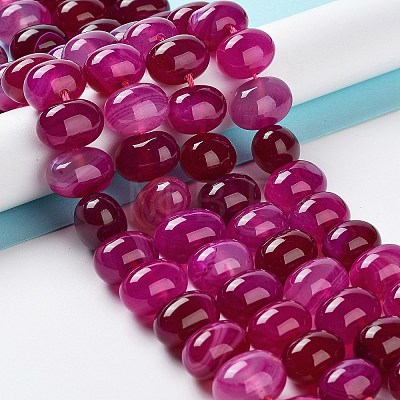 Natural Agate Beads Strands G-G021-03A-09-1