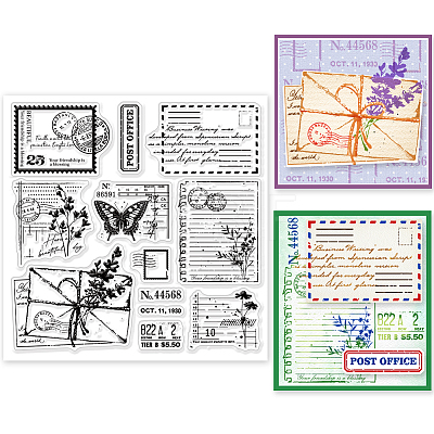 PVC Plastic Stamps DIY-WH0372-0069-1