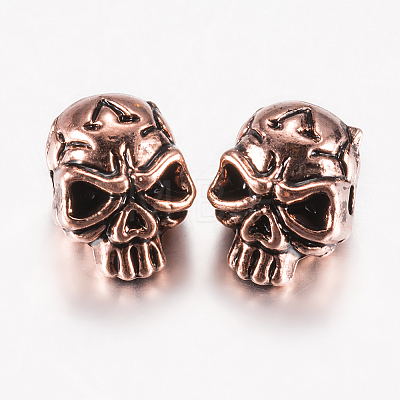Tibetan Style Alloy Beads LS-A-PALLOY-F200-11ARG-1