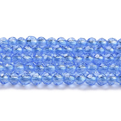 Transparent Glass Beads Strands GLAA-H021-03-10-1