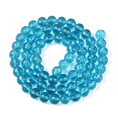 Transparent Glass Bead Strands GLAA-R095-12mm-23-1