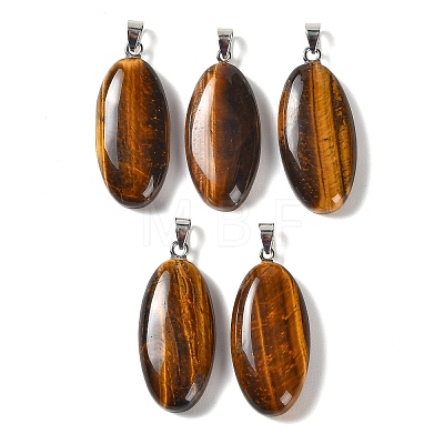 Natural Tiger Eye Pendants GG-CBACB71-01P-11-1