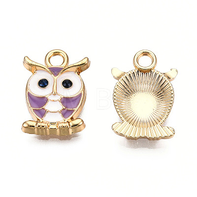 Alloy Enamel Pendants X-ENAM-S119-014D-1
