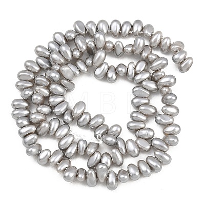 Electroplated Shell Pearl Beads Strands BSHE-B009-A01-5x8mm-01-1